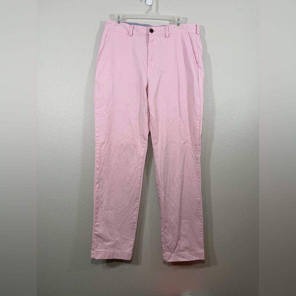 Brooks Brothers Clark Pants Light Pink Chino Golf Party Sport Men Size 34/32